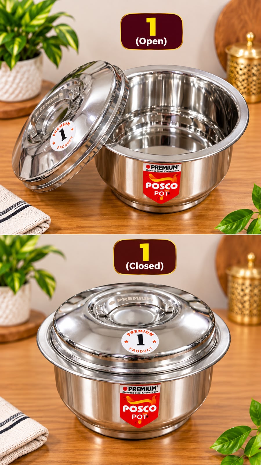 POSCO Premium Stainless Steel Pot