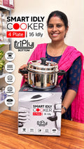 Smart Idly Cooker – 4 Plate | 16 Idly