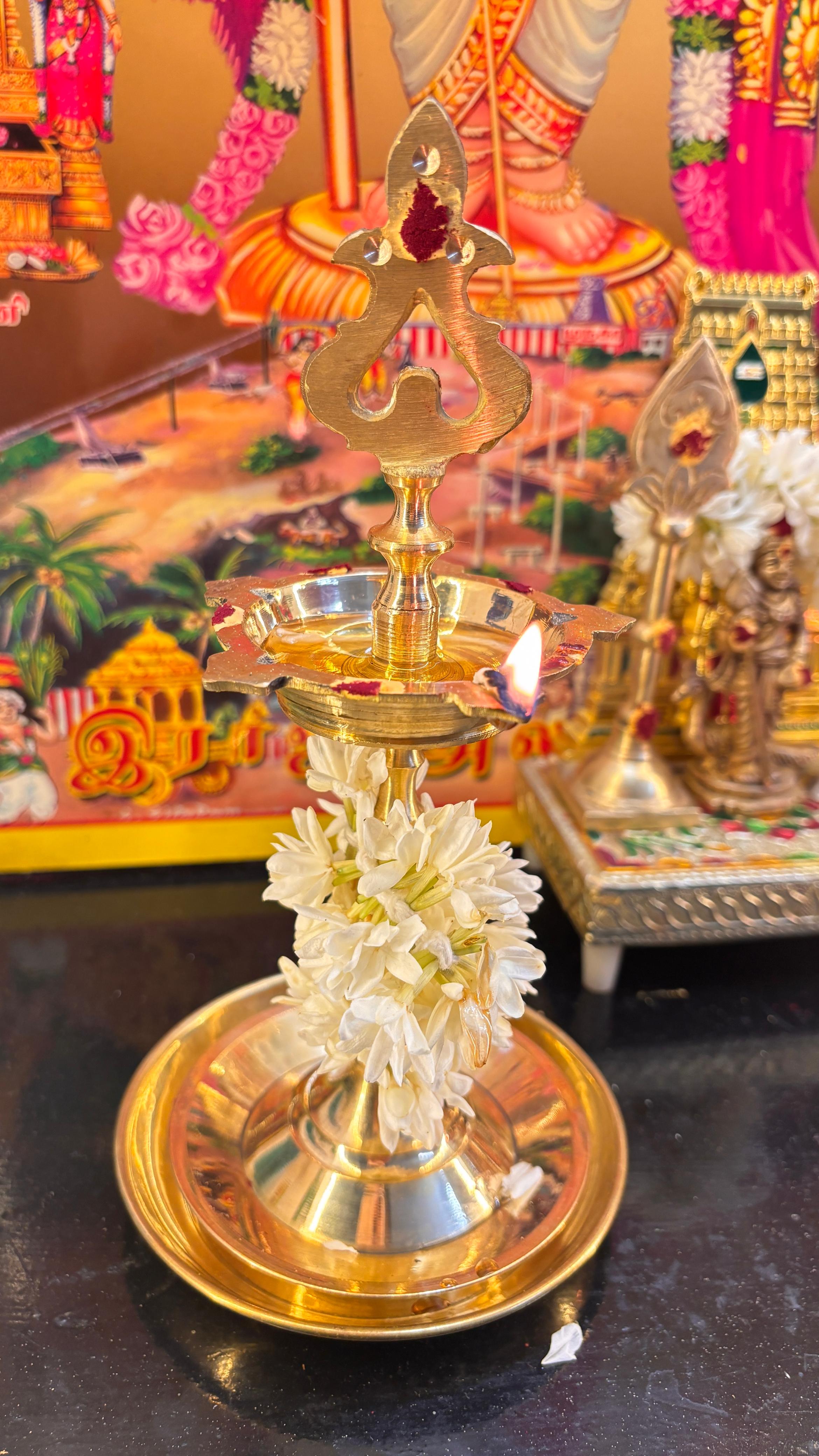 Chettinad Brass Kuthu Vilakku
