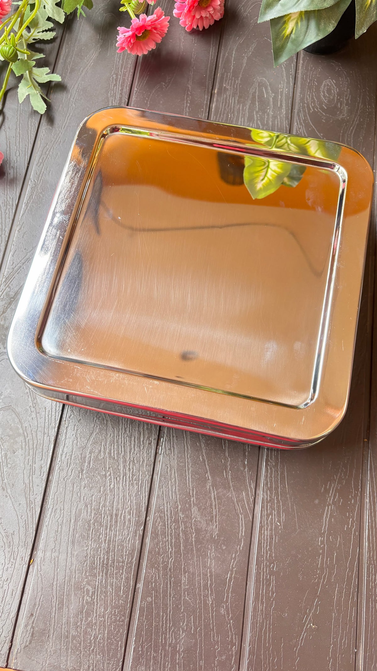Stainless Steel Masala Box – 9 Compartments