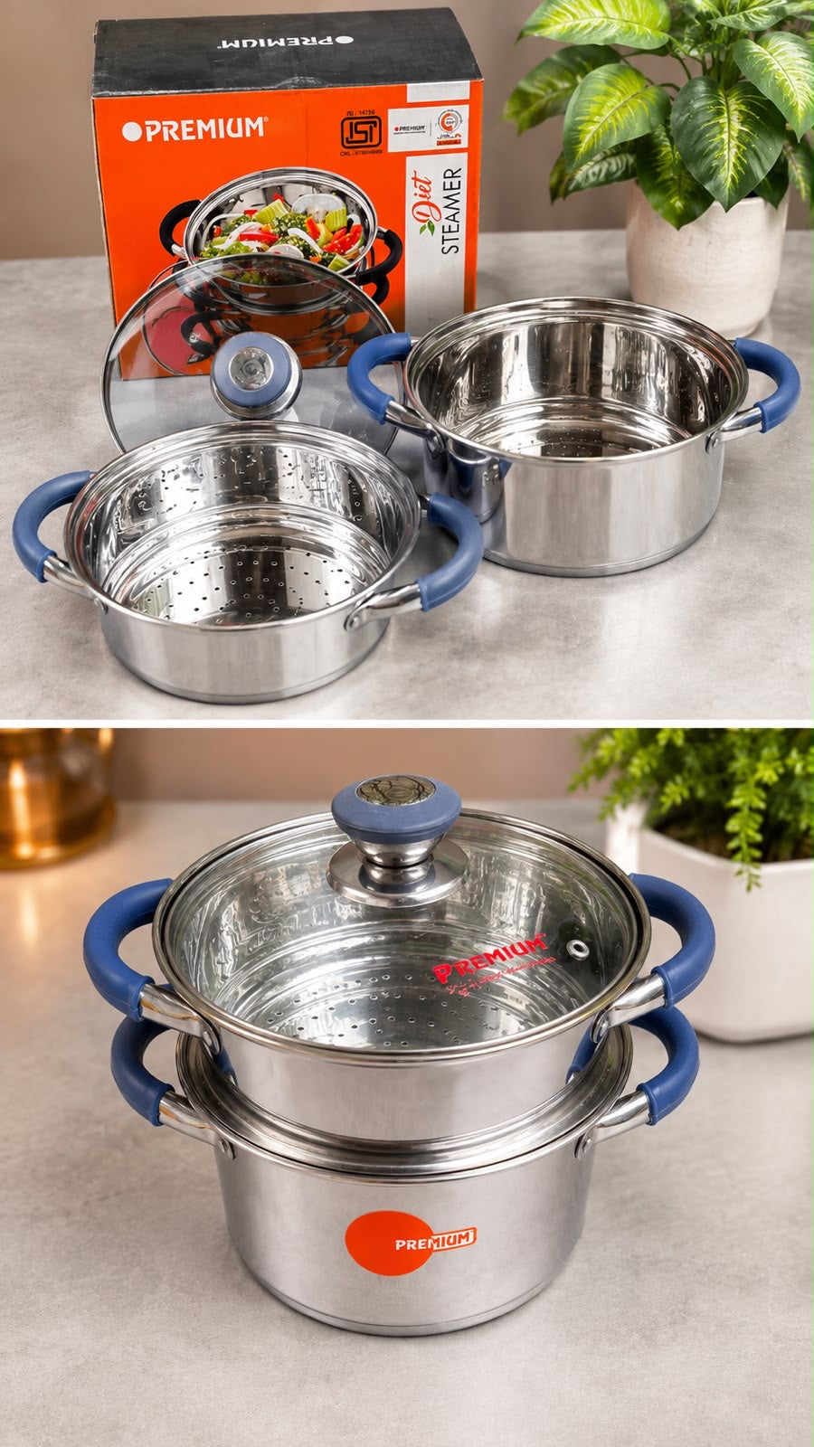 Premium Stainless Steel Diet Steamer