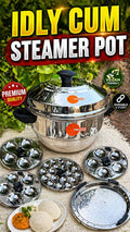 Vegan Idly Pot - Stainless Steel