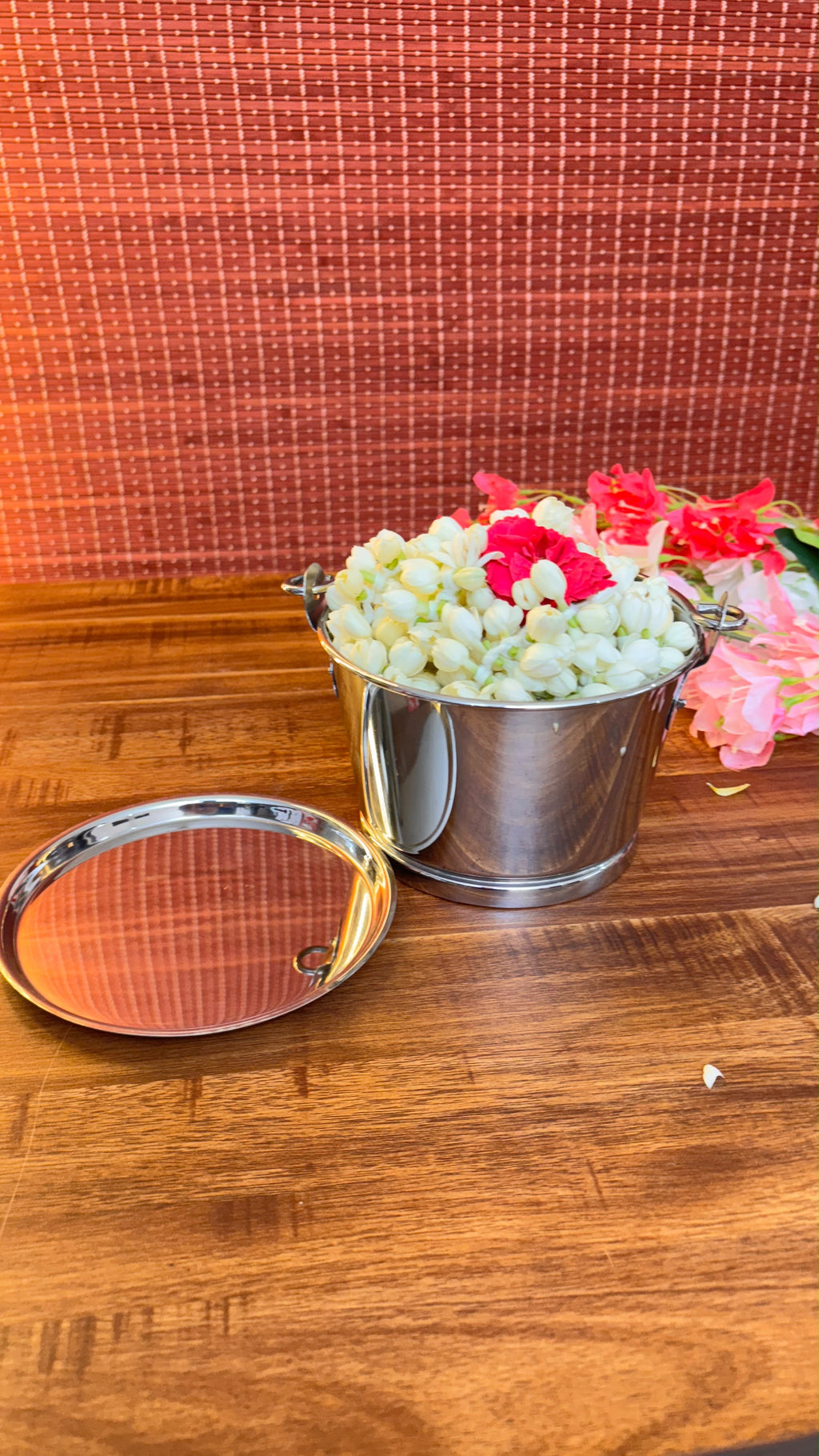Mini Poovali with Lid – Premium Handmade Stainless Steel