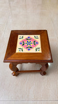 Athangudi Teak Wood Stool