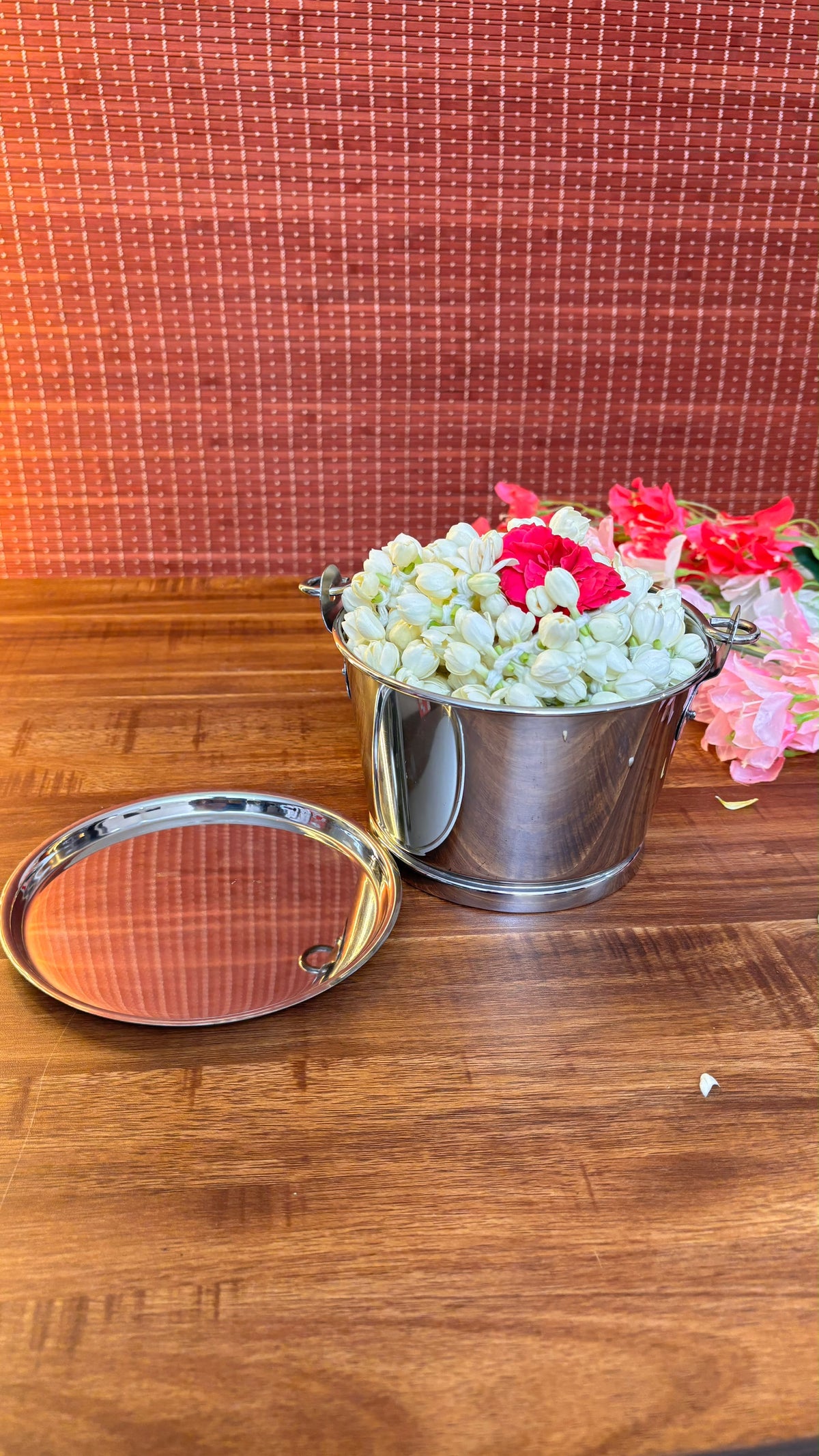 Mini Poovali with Lid – Premium Handmade Stainless Steel