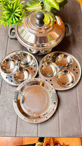 6-Idli Pot with Mini Steamer Plate