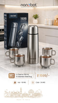 Nanobot Therma Quaddro – Premium Hot & Cold Flask & Mug Set