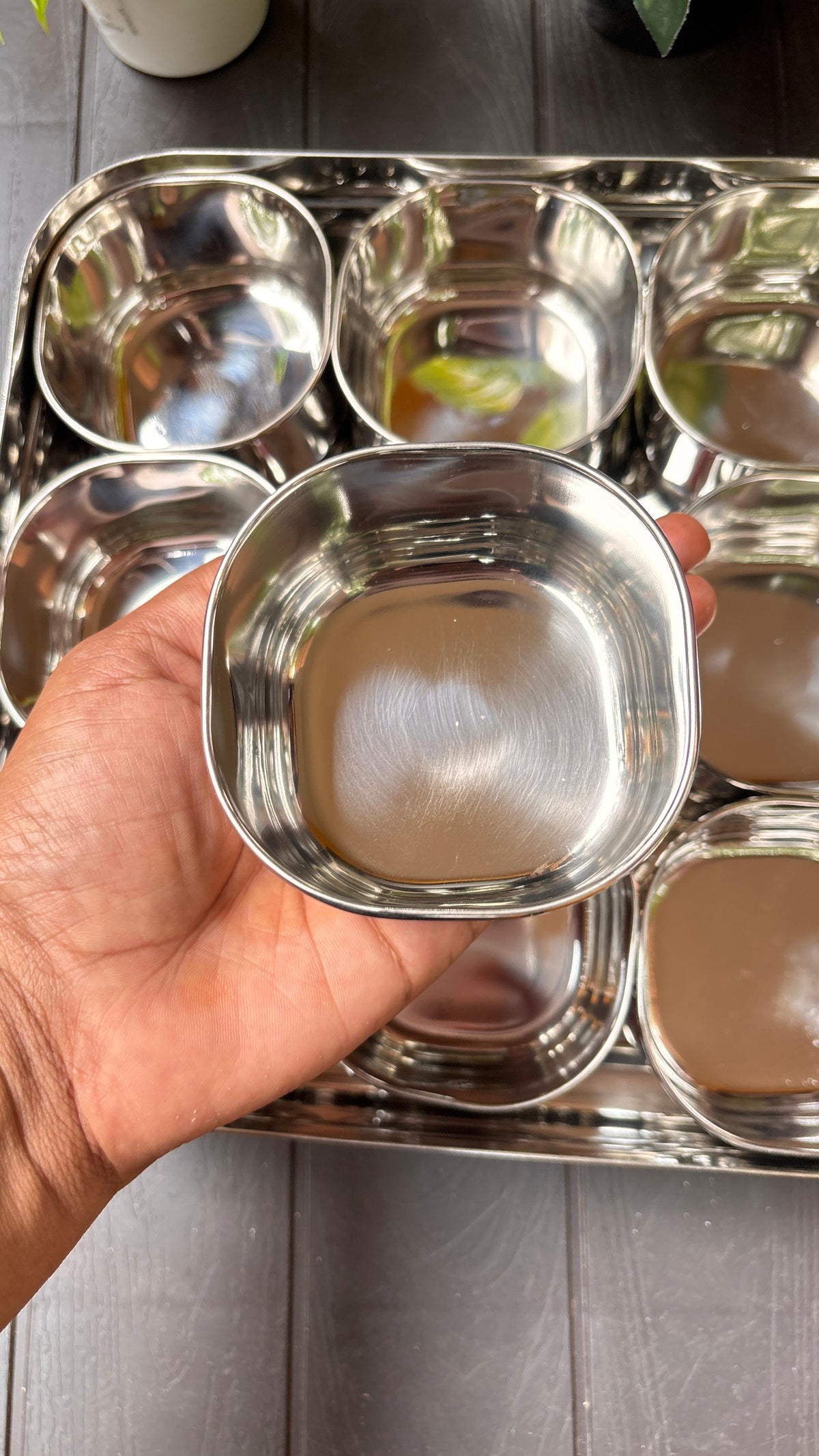 9-Container Transparent Masala Box