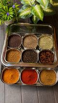 9-Container Transparent Masala Box