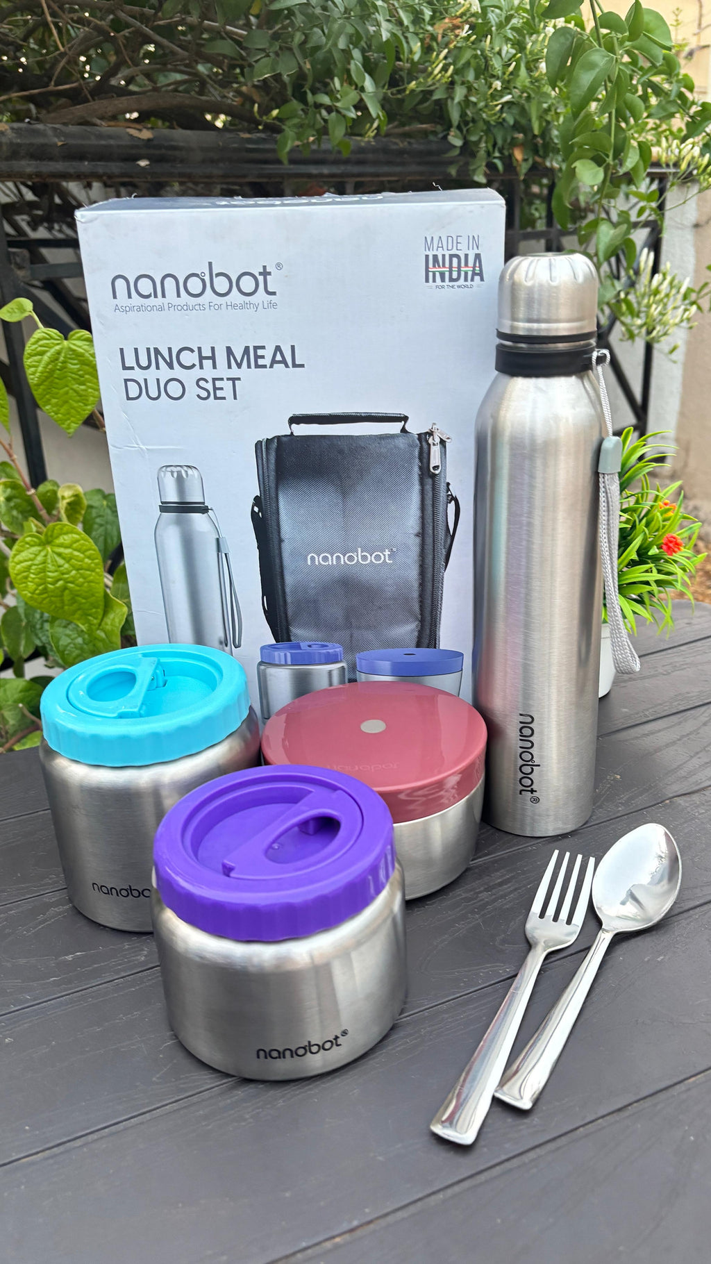 Nanobot Trio Vacuum Lunch Box Combo